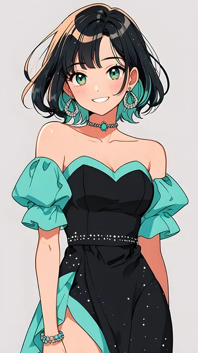 Party anime girl wallpaper 