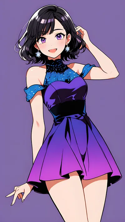 Cute anime girl wallpaper 