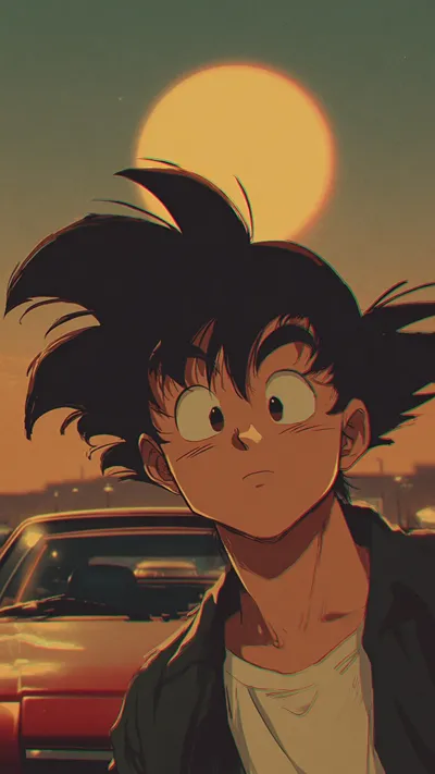 80s Retro Style Dragon Ball