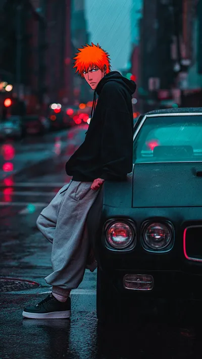 Anime legends pulling up in style