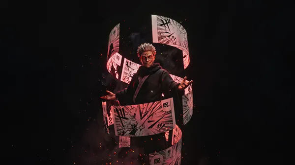 Demon Sorcerer Aura  Anime Dark Fantasy 4K HD Wallpaper