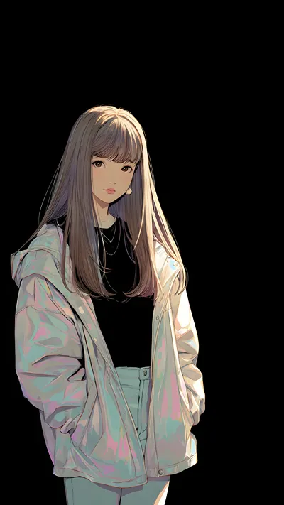 Silent Aura Dark Aesthetic Anime Portraits