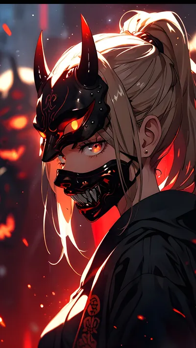 Chinese kitsune mask anime 