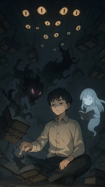 Ghost controler boy anime