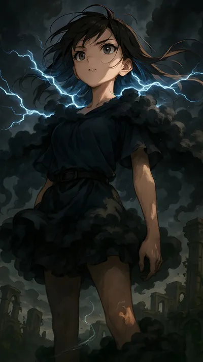 Anime thunder girl