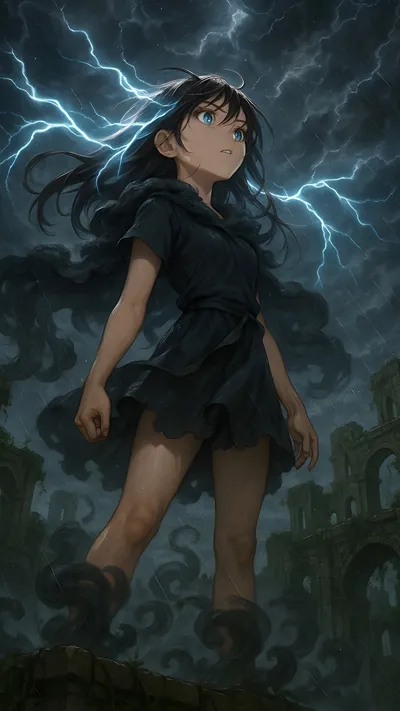 Anime thunder girl