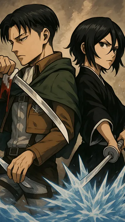 Levi Ackerman x rukia kuchiki dynamic crossover