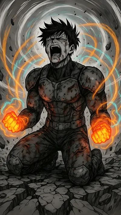 Hero who has lost anime fan art