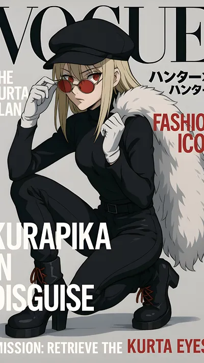 Anime fashion poster 