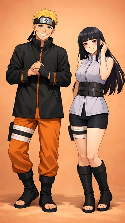 Anime swap clothes challenge of ,naruto and hinata