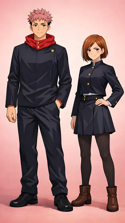 Anime swap challenge of yuji itadori and nobara kugisaki