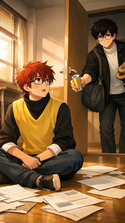 Anime fanart of Kaito (Detective Conan)and Kaito (Ano Natsu de Matteru)