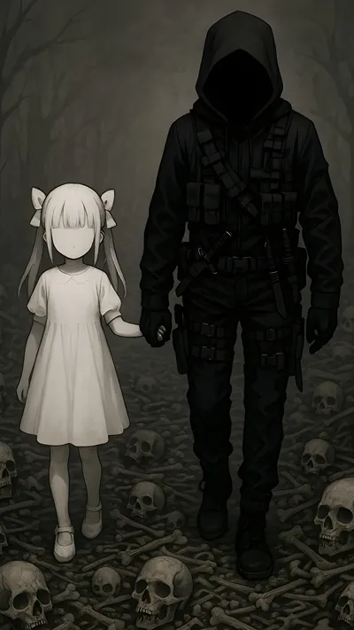 death and live Anime art 