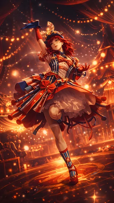 Anime Art Circus Performer