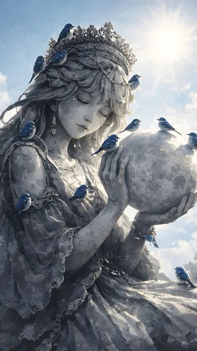 Anime Ai Art The Stone Queen's Lullaby