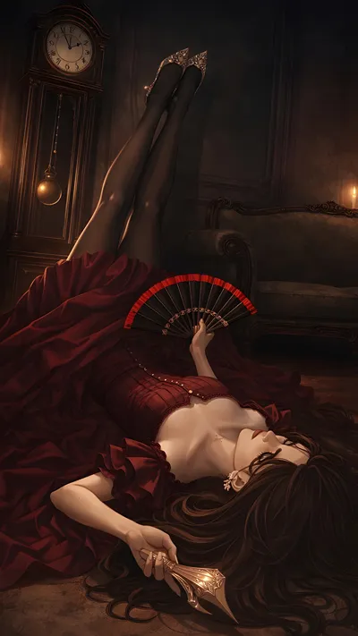 Anime elegance gothic girl Ai 