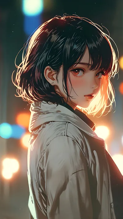 Urban Night Glow Girl Ai 