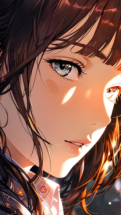 Radiant flare stair anime girl