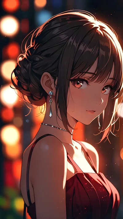 Crimson Evening Elegances