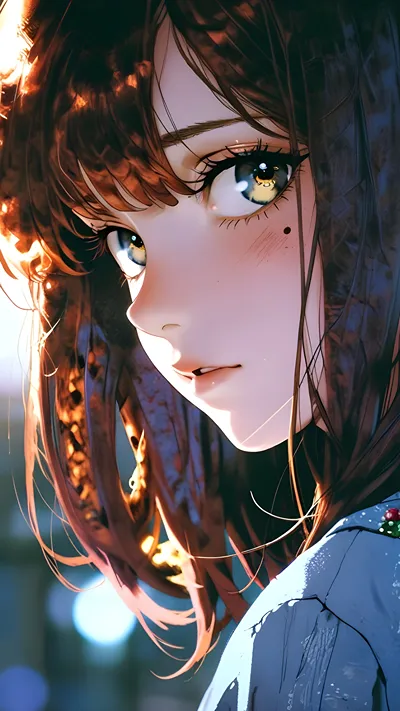 Anime with face glory sunrise