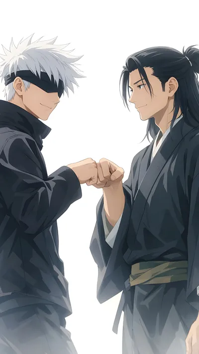 Geto and Gojo best friend fan art ai