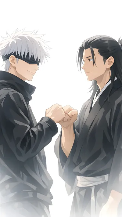 Gojo and geto best friend fan art ai