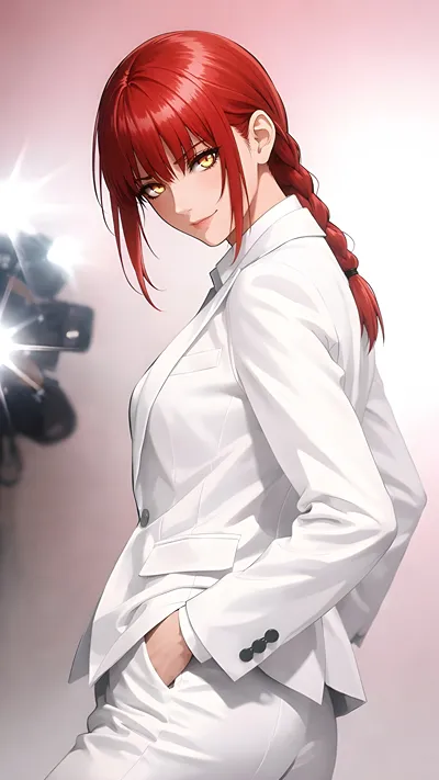 Anime character model makima ai