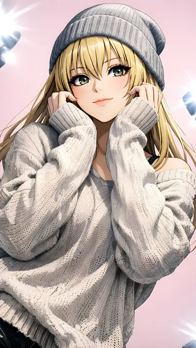 Anime character as model Misa ai