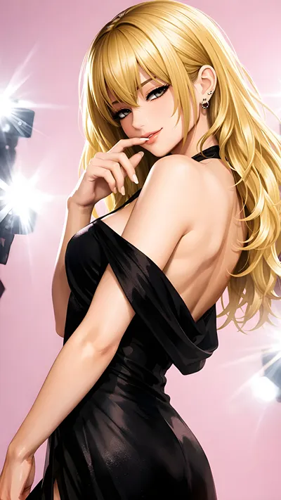 Anime character as model Misa ai
