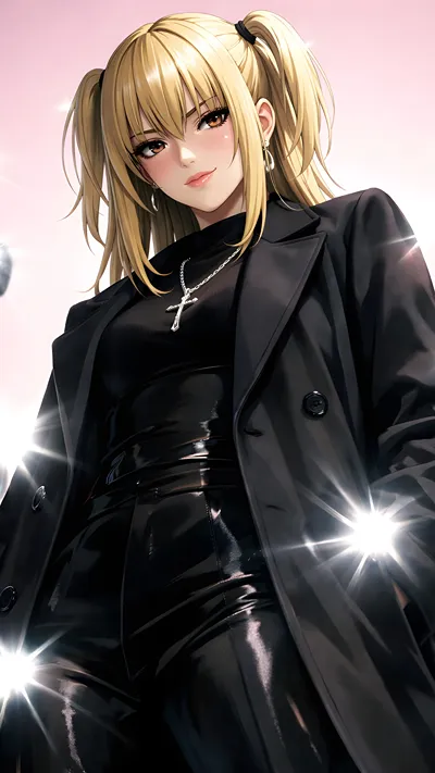 Anime character as model Misa ai