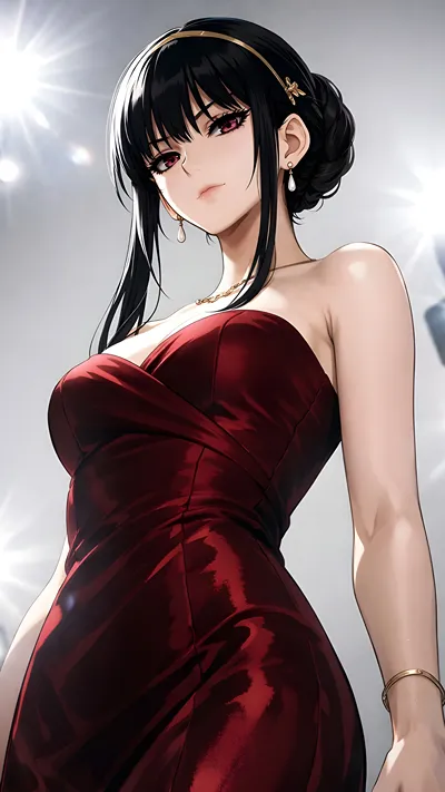 Anime character as model yor ai