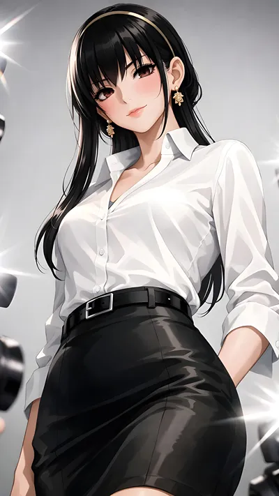 Anime character as model yor ai