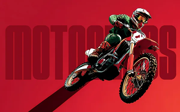 Motocross Illustration 