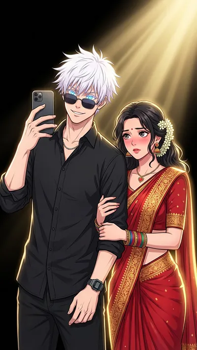 When gojo Collab ♥️ with indian girls