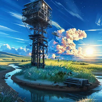 Skywatch Tower at Dawn 🌄