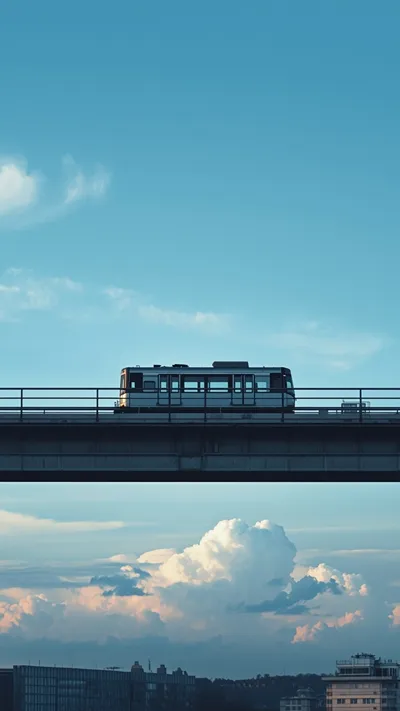 Minimal Metro Aesthetic Wallpaper