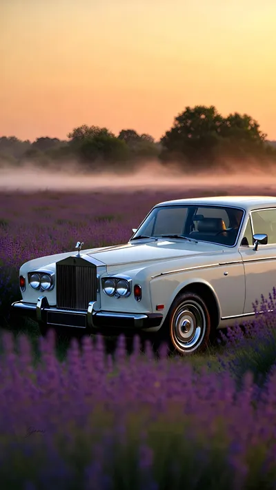 Chasing sunsets in a field of purple dreams