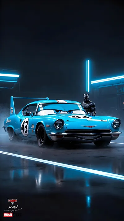 The king with black panther