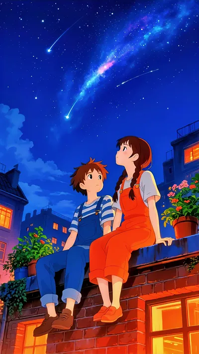 Capturing Memories Under the Ghibli Sky 📸☁️