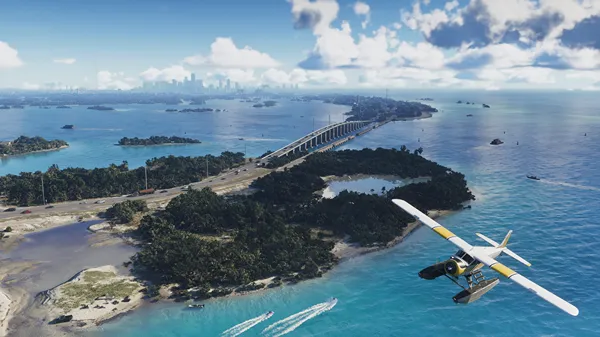 GTA 6 Inspired Seaplane Wallpaper 4K