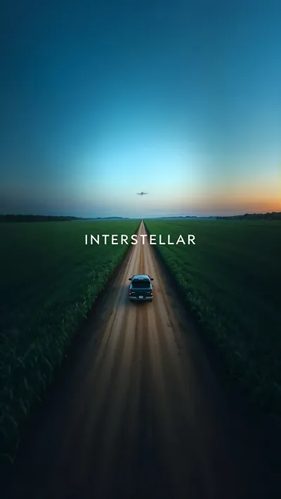 Interstellar Road Wallpaper 4K