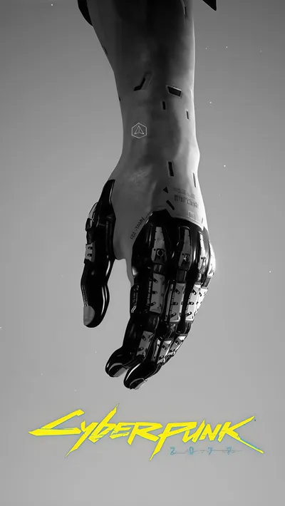 Cyberpunk 2077 Robotic Hand 4K Wallpaper for Mobile & iPhone