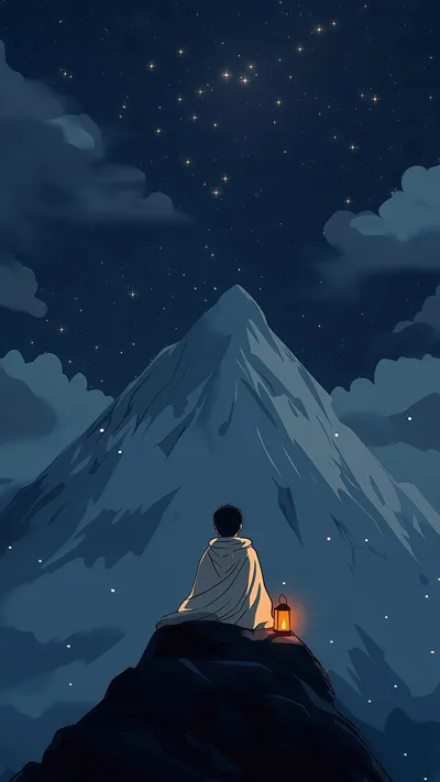Anime Boy Mountain 4k Wallpaper Mobile