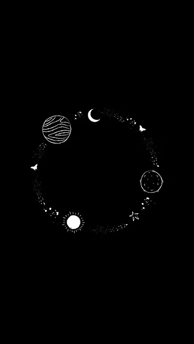 Minimal Space Wallpaper 4K
