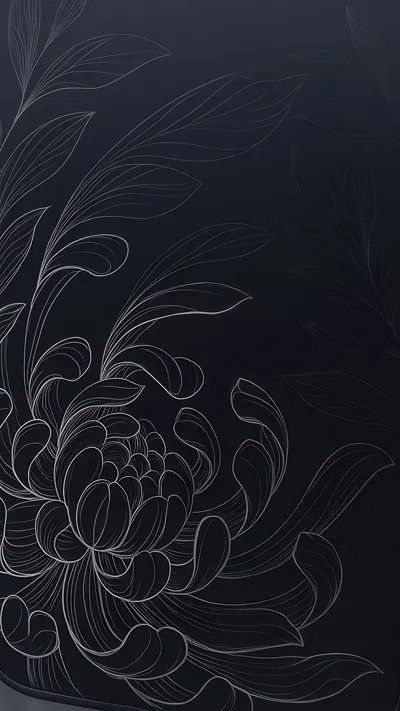 Dark Floral iphone 4k Wallpaper