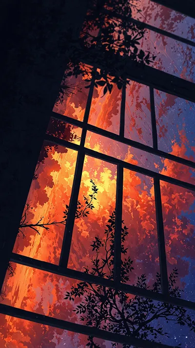 Golden evening scenery 🥀