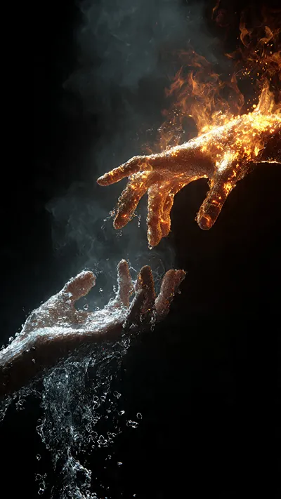 Two souls burning in the same light