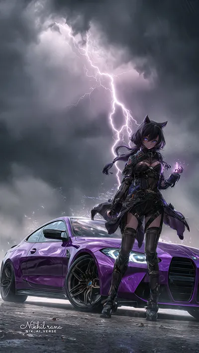 BMW M4 Anime Multiverse Legendary Heroes & High Performance Engineering
