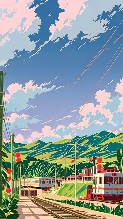 Pastel lofi wallpaper 