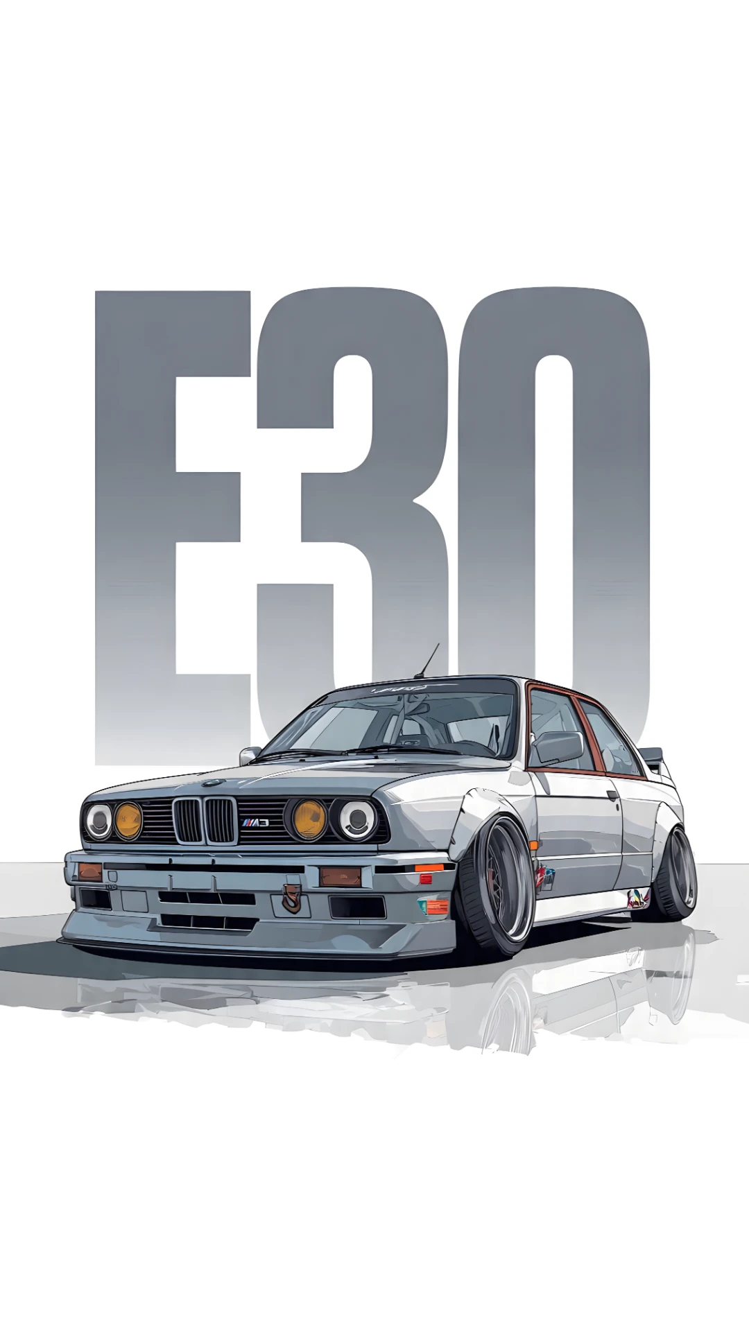BMW M3 E30 – The Ultimate JDM & Euro Legend Wall Art